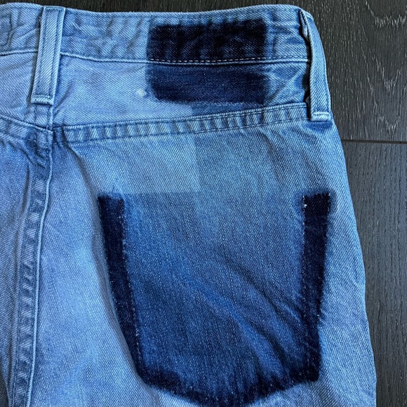 Ag Adriano Goldschmied Lt. Blue Size 24R Straight Leg - Picture 3 of 10